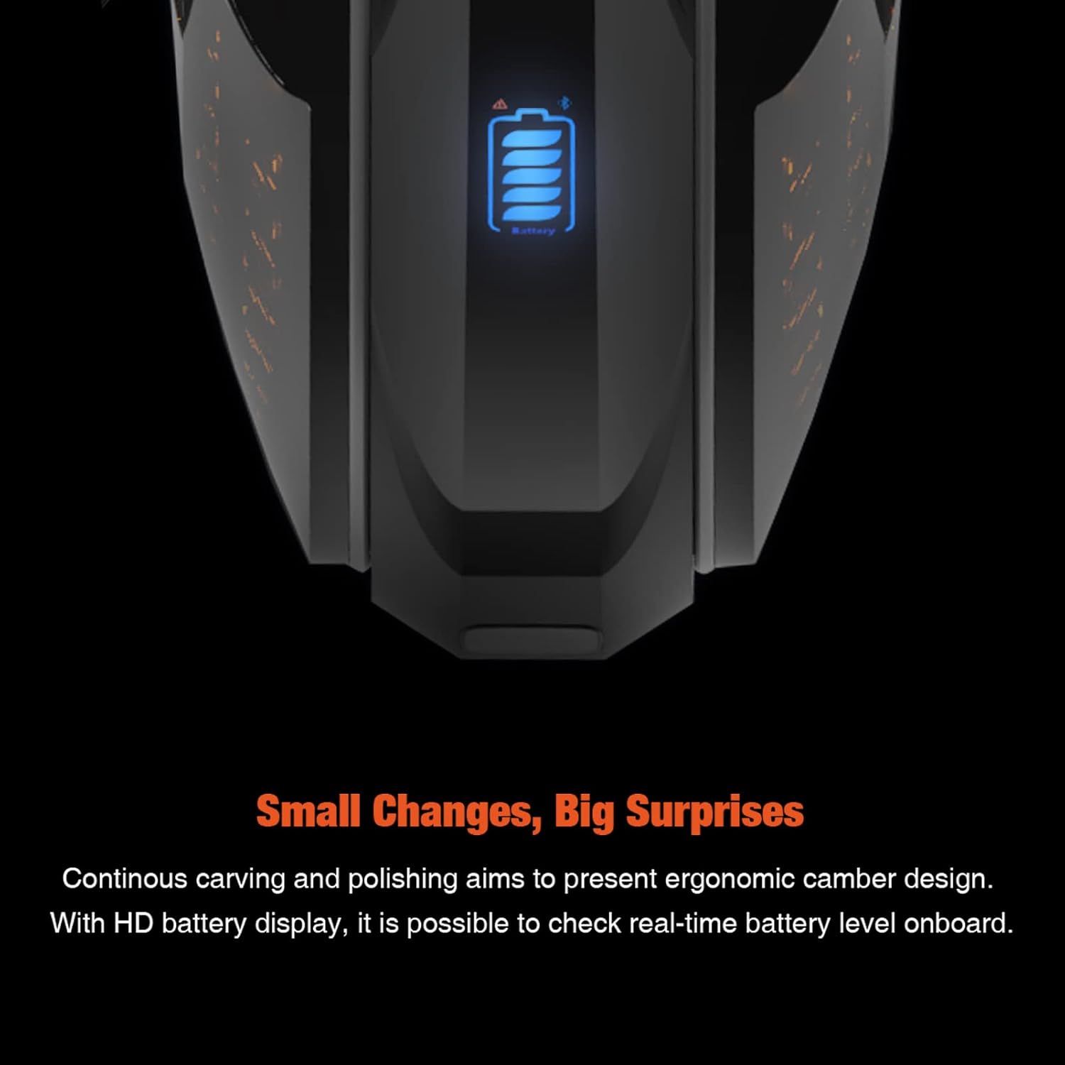 InMotion V8F Electric Unicycle 16 Inch Wheel 21.8 mph 35 Miles Mileage Self-Balancing Electric Scooter for Adults, Colorful Atmosphere Lamp, Built-in Speaker (US Plug)