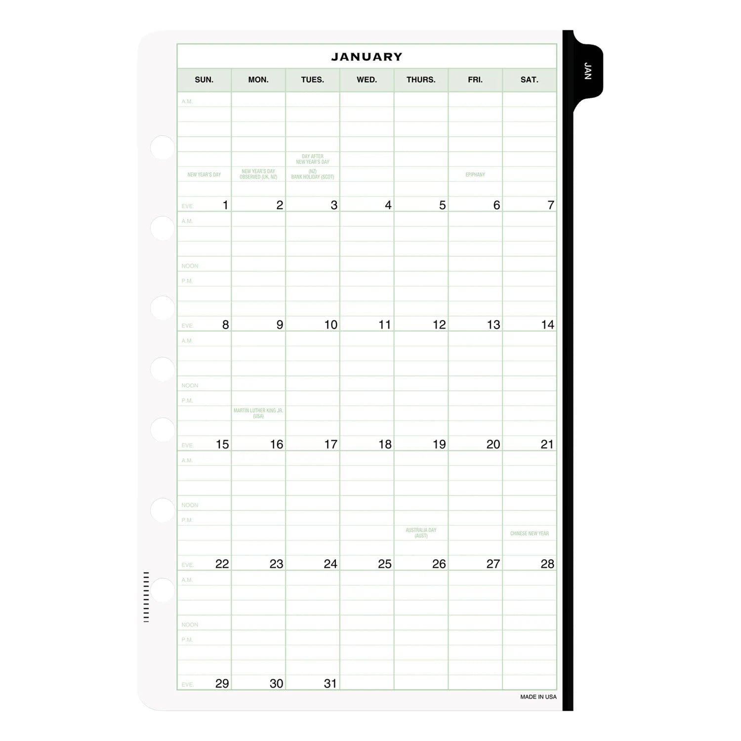 Day-Timer Two-Page-Per-Day Original Refill