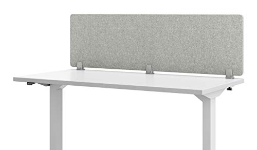VaRoom - Desk Divider; Sound Proof Dividers - Privacy Shields for Student Desks and Desk Privacy Panels. Cubicle Wall, Desk Divider for Students and Office Divider (Light Grey, 48 W x 18”H)