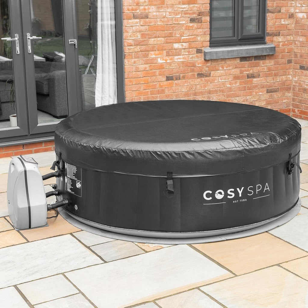 COSYSPA Inflatable Hot Tub Spa [2022 Model] - Outdoor Bubble Hot Tub | 2-6 Person Capacity – Quick Heating Hot Tub | Inflatable Hot Tub | Outdoor Inflatable Hot Tub Spa (Hot Tub Only - 6 Person)