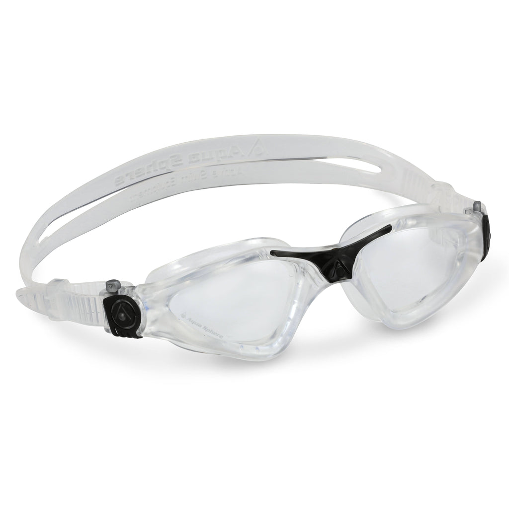 Aqua Sphere Kayenne Goggle with Clear Lens, Clear/Black, Regular