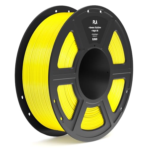 ELEGOO PLA Filament 1.75mm Bundle 4KG, 3D Printer Filament Dimensional Accuracy +/- 0.02mm, 4pcs 1kg Spool(2.2lbs) Fit Most FDM 3D Printers (Black, White, Dark Blue, True Red)