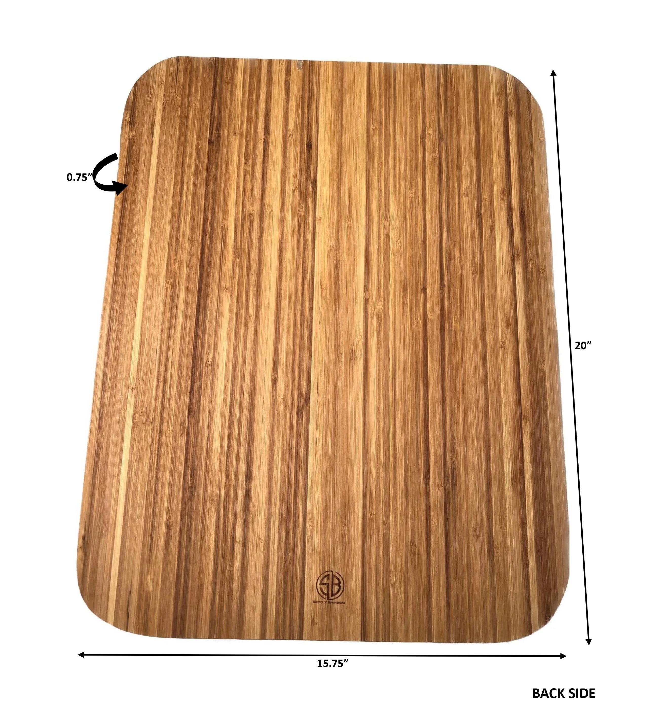 Organic Extra Large Bamboo Cutting Board - Extra Large Wood Cutting Board - Bamboo Carving Board for Meat Cheese and Vegetables – Reversible Large Wooden Cutting Boards for Kitchen – Reversible Cuttin