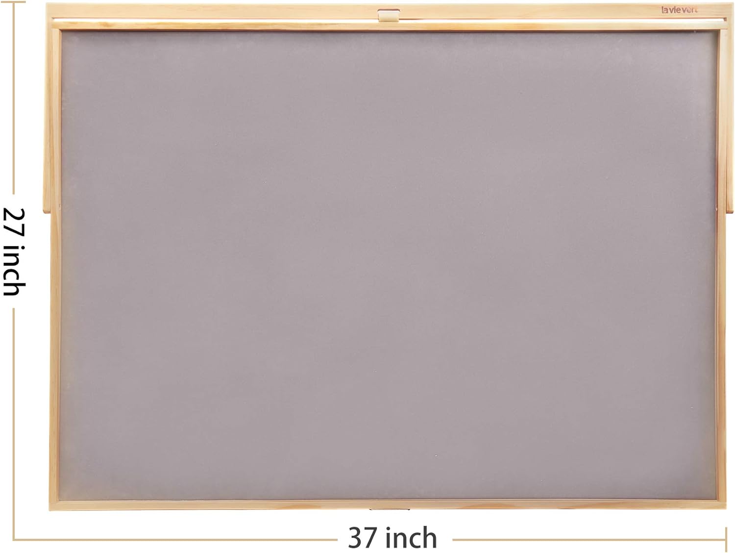 Lavievert Adjustable Wooden Puzzle Board Easel, Portable Tilting Puzzle Table with Non-Slip Flannelette Work Surface for Puzzles Up to 1,500 Pieces