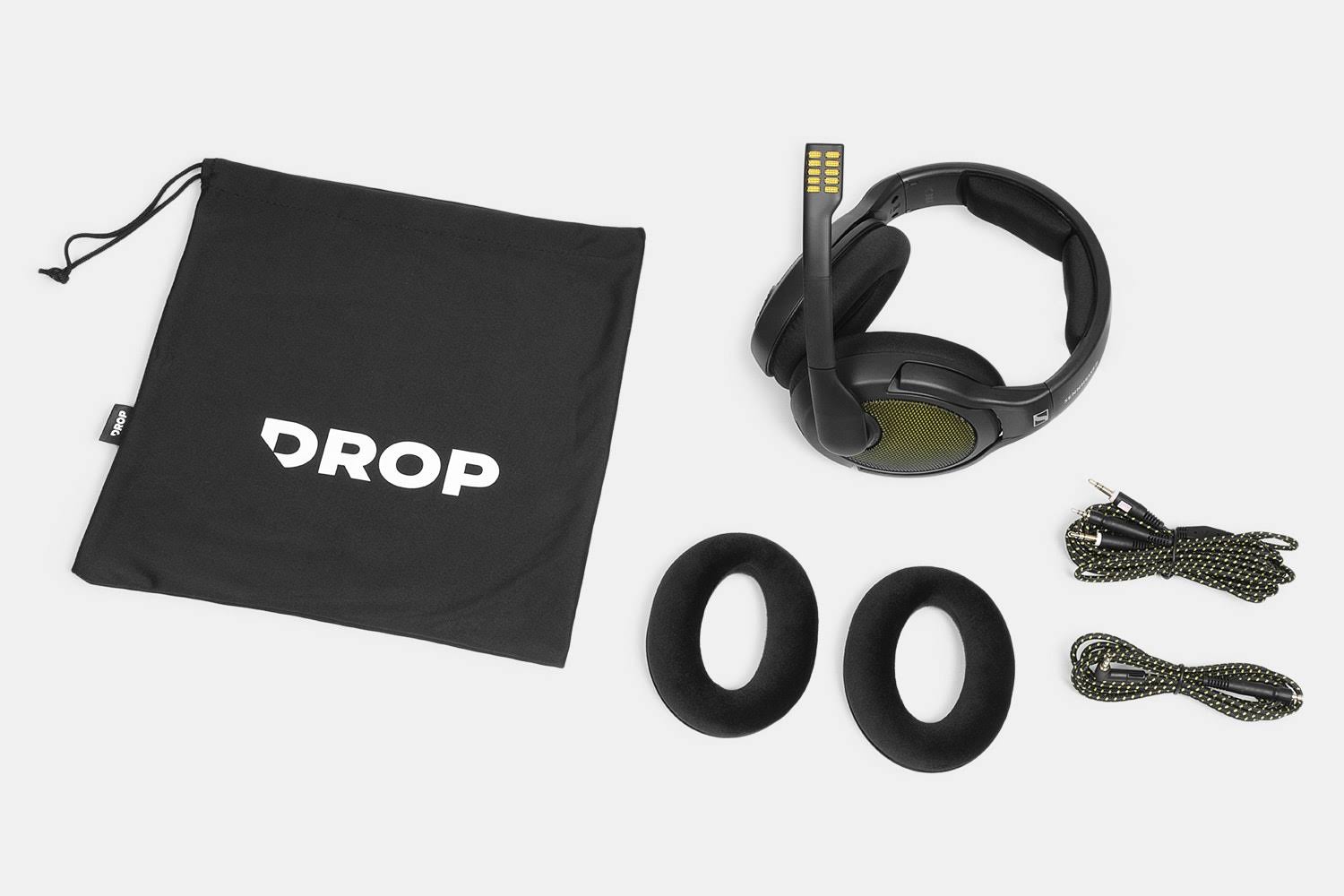 Drop + Sennheiser PC38X Gaming Headset — Noise-Cancelling Microphone Black