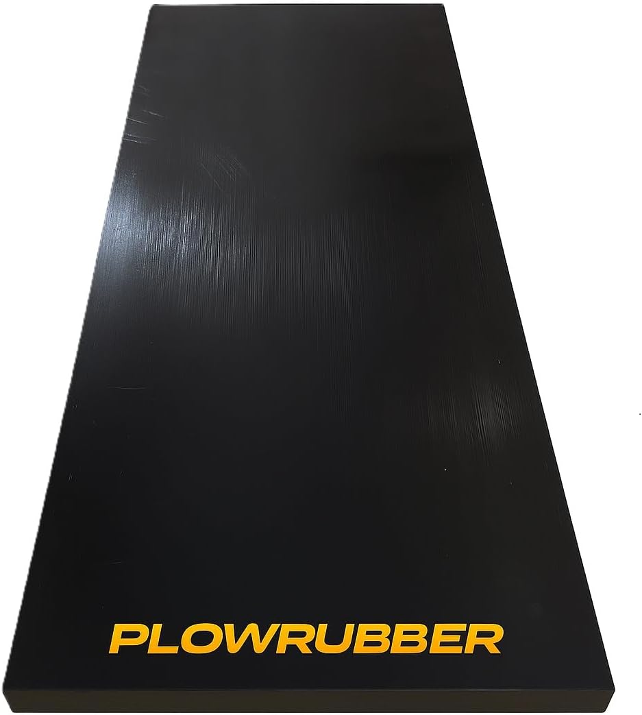 UHMW Snow Plow Poly Cutting Edge Industrial Strength 3/4 X Thick X 4 Wide Driveway Safe plow Blade, Poly plow Cutting Edge, Snow Blower Edge, ATV Snow plow Blade (54 Long)