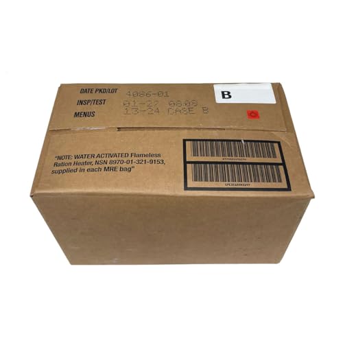 2027 Inspection Dated MRE (Meals-Ready-To-Eat) Case – Military MRE Random Case A or B