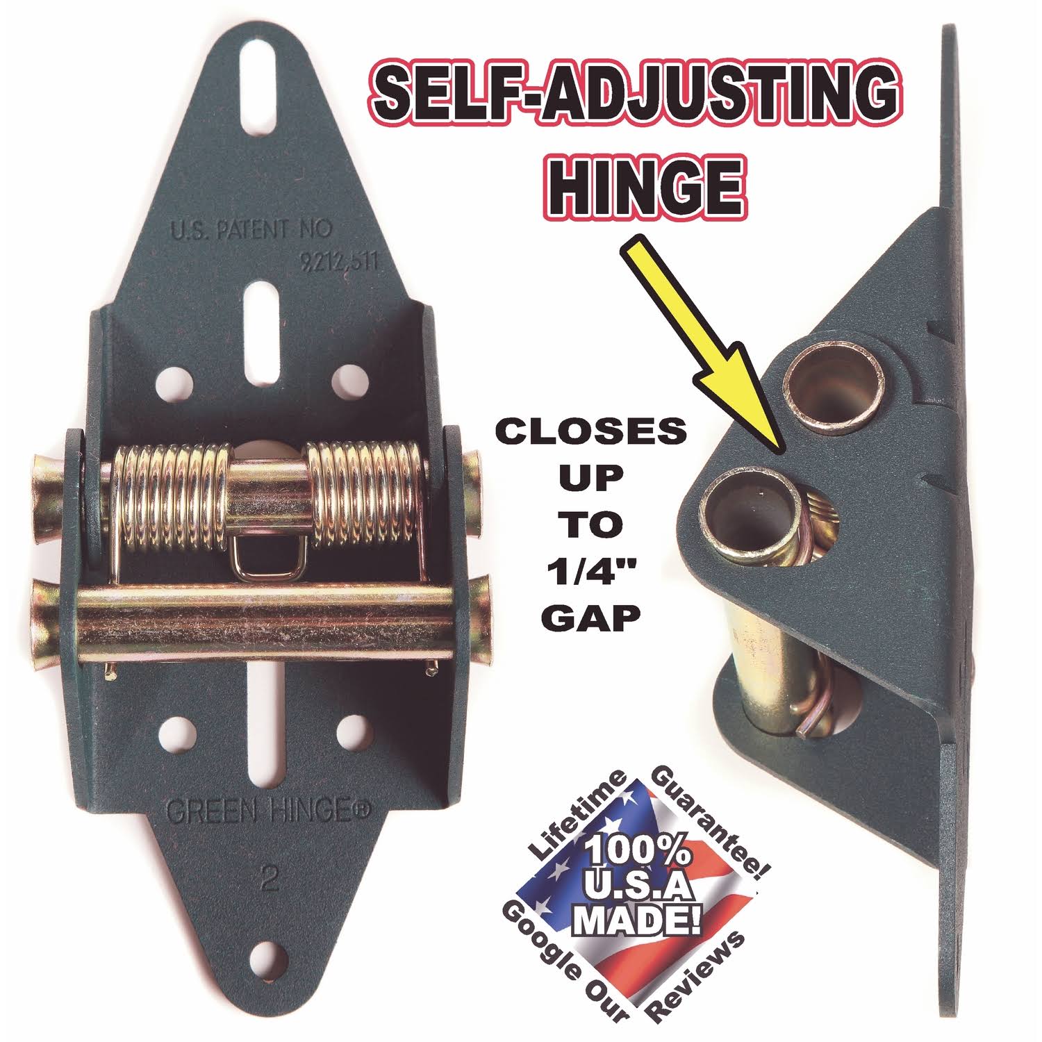 Green Hinge System 5766993 Steel Commercial Garage Door Hinge for 4