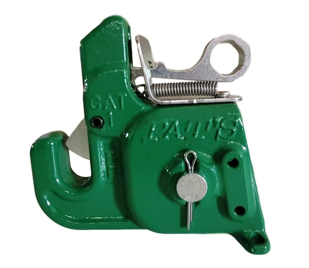 Pat's Easy Change with Stabilizer Bar - Best Quick Hitch System On The Market – Flexible, Durable and Affordable (CAT #1 Green)