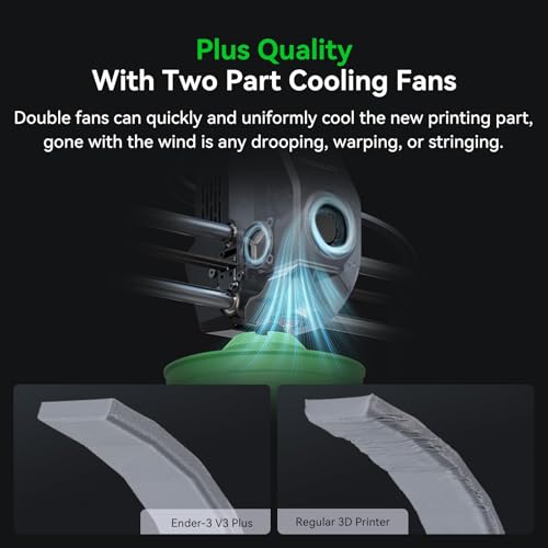 Creality K1C 3D Printer, 600mm/s High-Speed Auto Leveling Clog-Free Robust Direct Extruder K1 SE Upgraded 3D Printer with AI Camera 300°C Printing Silent Mode Support Carbon Fiber Filaments