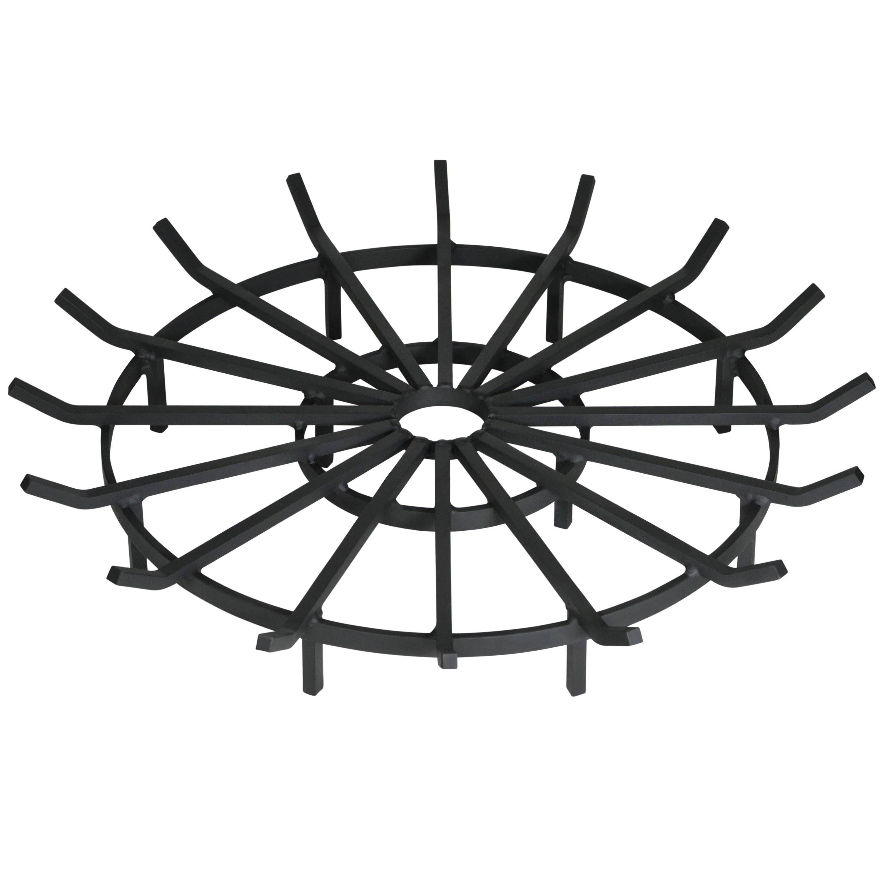 40 inch Heavy Duty Wagon Wheel Fire Pit Grate