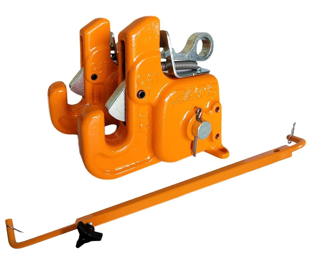 Pat's Easy Change with Stabilizer Bar - Best Quick Hitch System On The Market – Flexible, Durable and Affordable (CAT #1 Green)