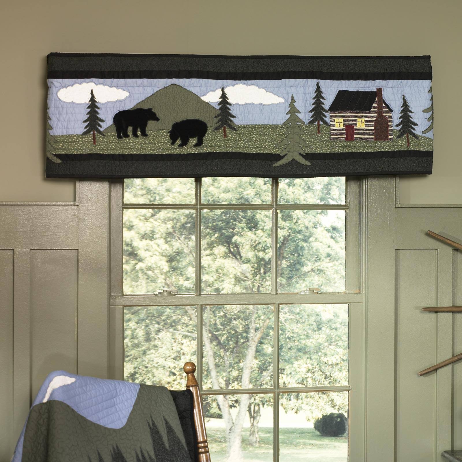 Donna Sharp Valance/Runner, Bear Lake