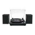 Victrola The Quincy 6-in-1 Bluetooth Record Player & Multimedia Center with Built-in Speakers – 3-Speed Turntable, CD & Cassette Player, AM/FM Radio, Wireless Music Streaming (Natural)