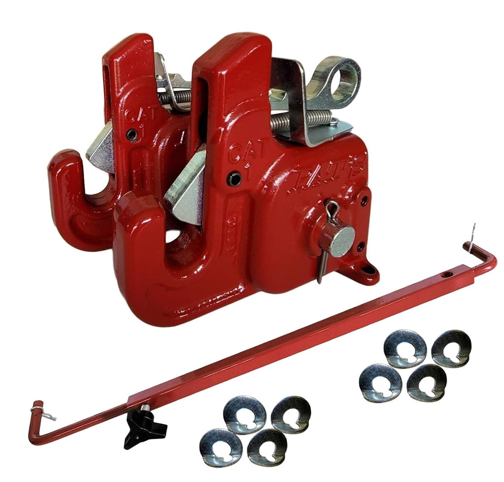 Pat's Easy Change with Stabilizer Bar - Best Quick Hitch System On The Market – Flexible, Durable and Affordable (CAT #1 Green)