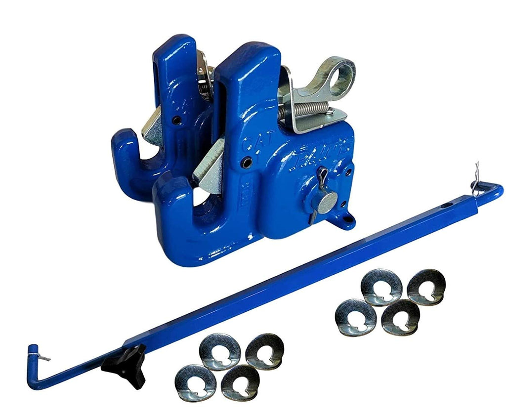 Pat's Easy Change with Stabilizer Bar - Best Quick Hitch System On The Market – Flexible, Durable and Affordable (CAT #1 Green)