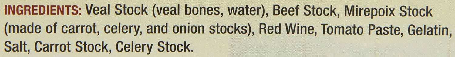 More Than Gourmet Glace De Viande Gold Reduced Brown Stock, 16-Ounce Packages