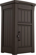 Keter Delivery Box for Porch with Lockable Secure Storage Compartment to Keep Packages Safe, One size, Brown