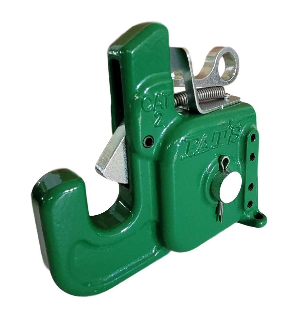 Pat's Easy Change with Stabilizer Bar - Best Quick Hitch System On The Market – Flexible, Durable and Affordable (CAT #1 Green)