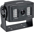 Voyager VCMS20B Rear Color Camera with LED Low-Light Assist, Black, 1/3 CMOS Image Sensor, 600 TV Lines Resolution, 145° Viewing Angle, Built-in Microphone, Electronic Iris Shutter, Waterproof (IP69K