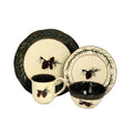 HiEnd Accents 16-Piece Pine Cone Dinnerware Set