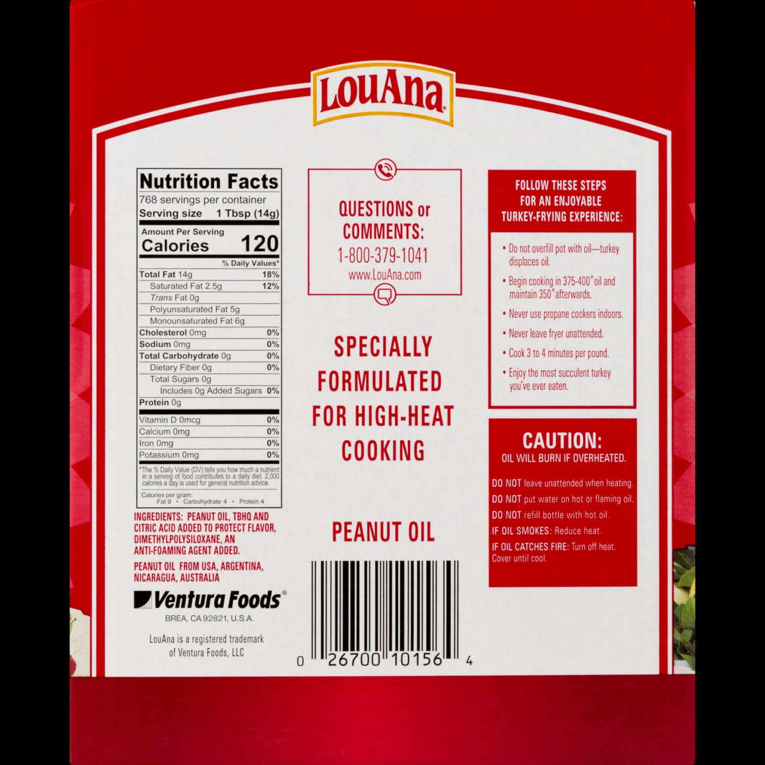 Louana peanut Oil - 384 fl oz