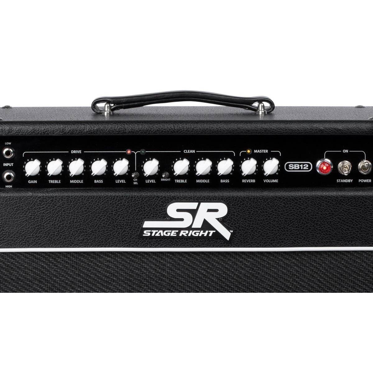 Stage Right by Monoprice SB12 50-Watt All Tube 2-Channel 1x12 Guitar Amp Combo with Reverb