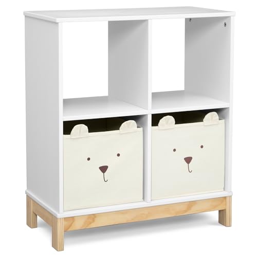 GAP babyGap Tate 4-in-1 Convertible Crib - Greenguard Gold Certified, Bianca White/Natural