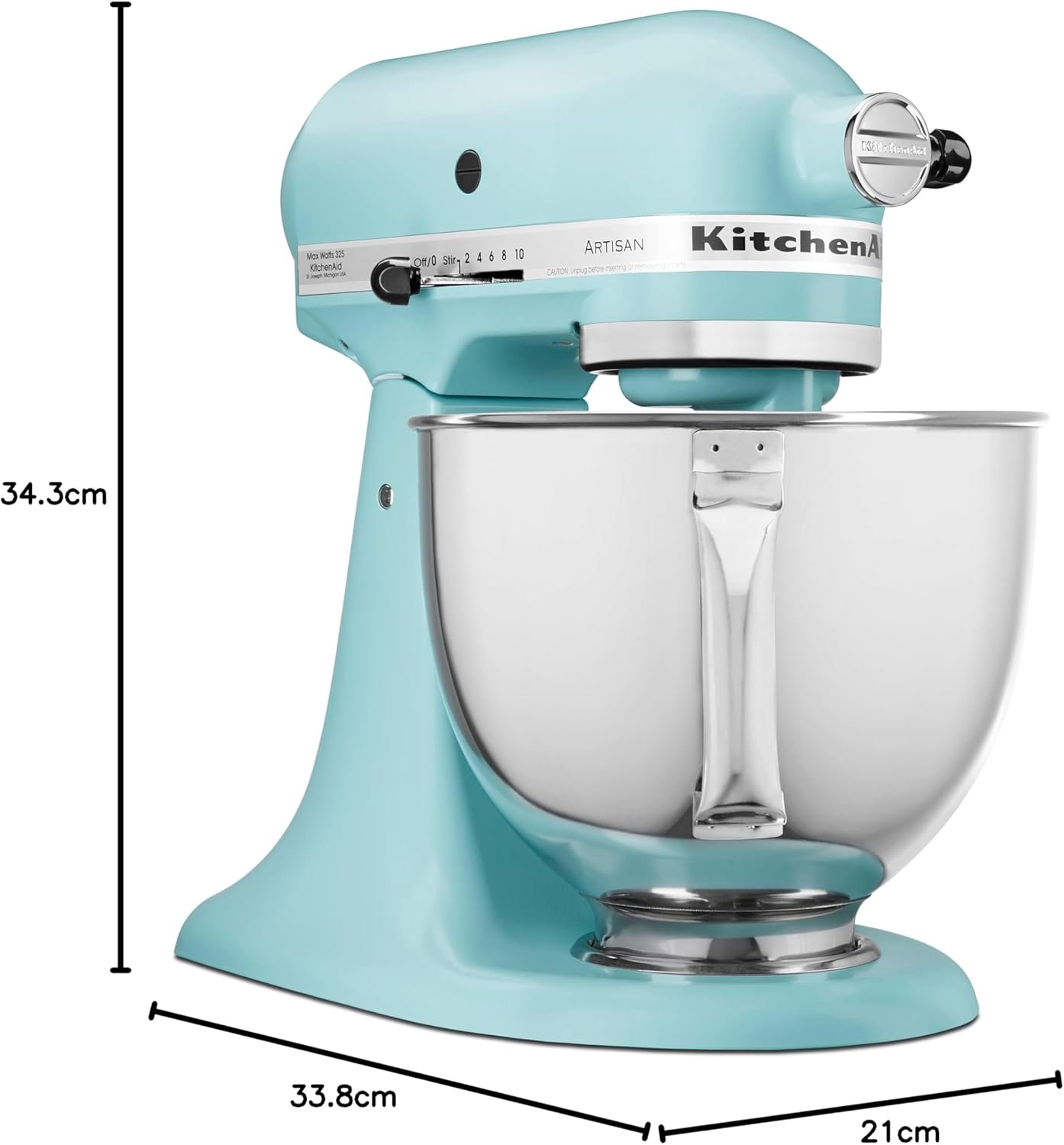 KitchenAid Artisan Series 5 Quart Tilt Head Stand Mixer with Pouring Shield KSM150PS, Cast Iron