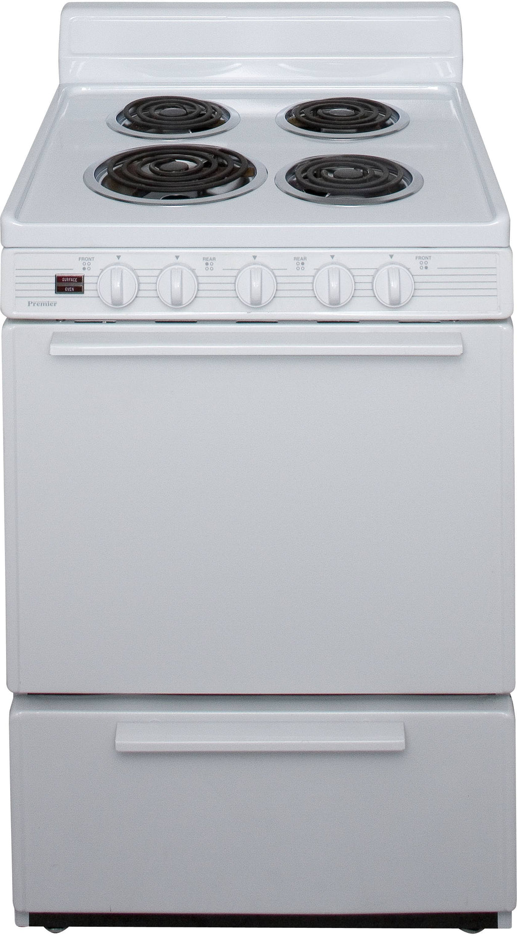 Premier 24 inch Electric Range (White)