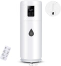 Tower Humidifiers for Large Room 1000 sq ft,Hiswelle 17L 4.49Gal Ultrasonic Cool Mist Topfill Humidifier with 360°Nozzle 4 Speed Humidistat Essential Oil Tray for Bedroom School Office Greenhouse
