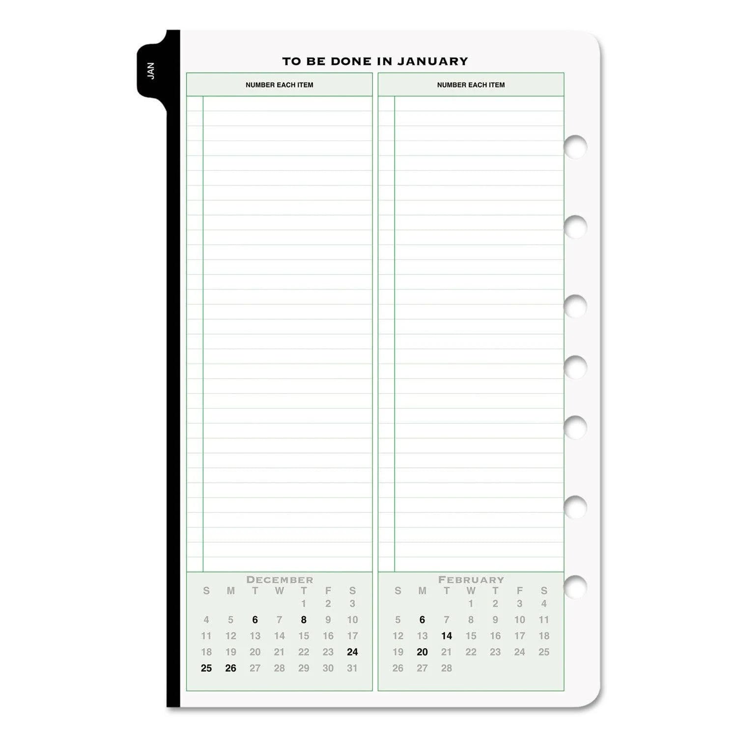 Day-Timer Two-Page-Per-Day Original Refill