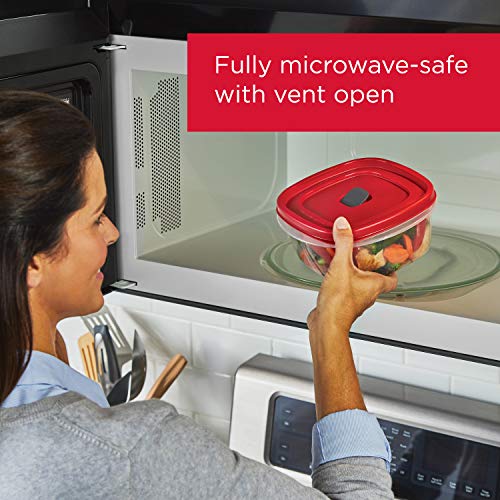 Rubbermaid 16-Piece Food Storage Containers with Lids Bundle (Red)