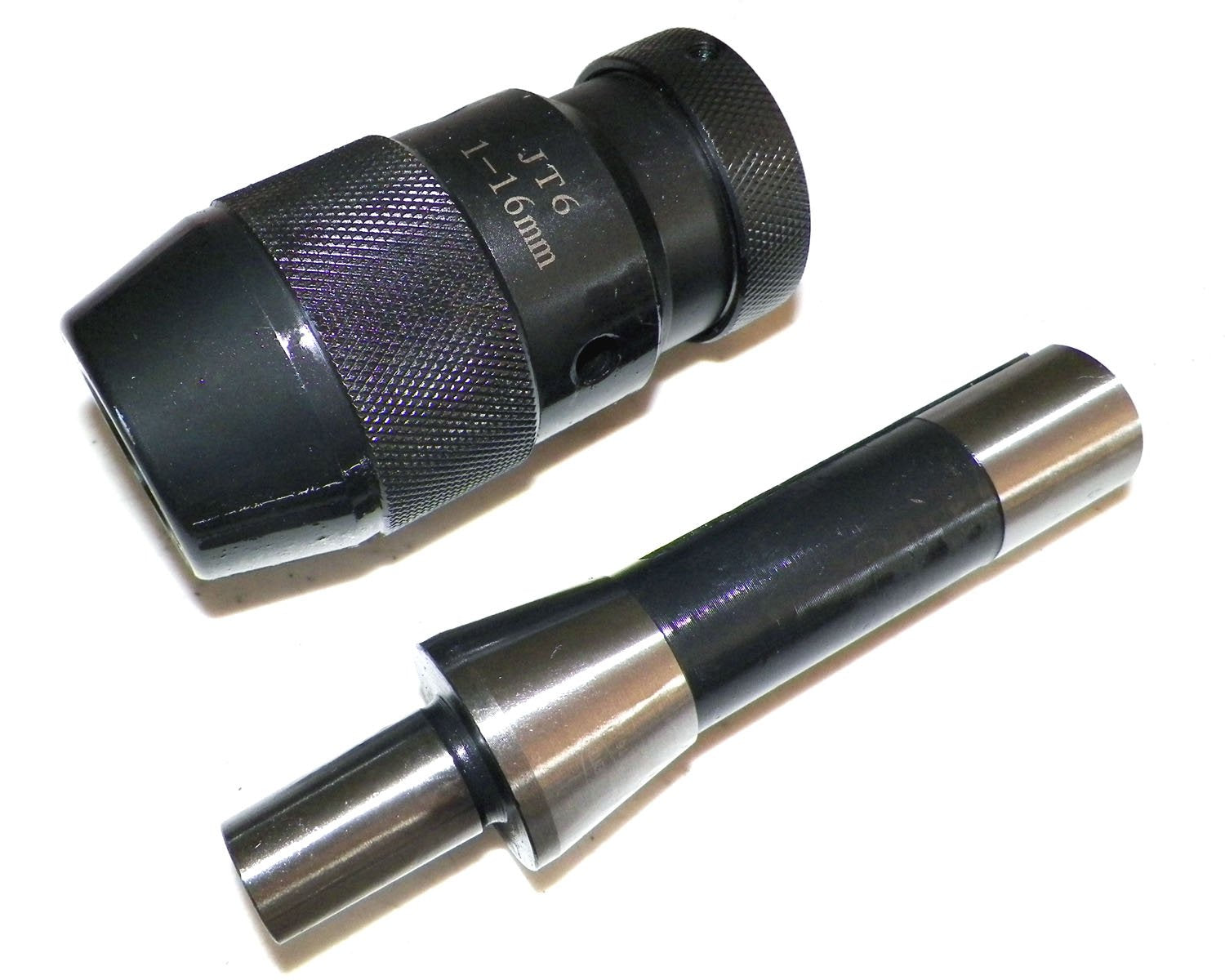 Keyless 1/32- 5/8 Drill Chuck with R8 Shank Adapter (Bridgeport Type Shank)