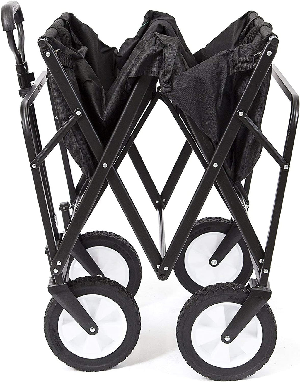 MacSports Collapsible Folding Outdoor Utility Wagon�� Black