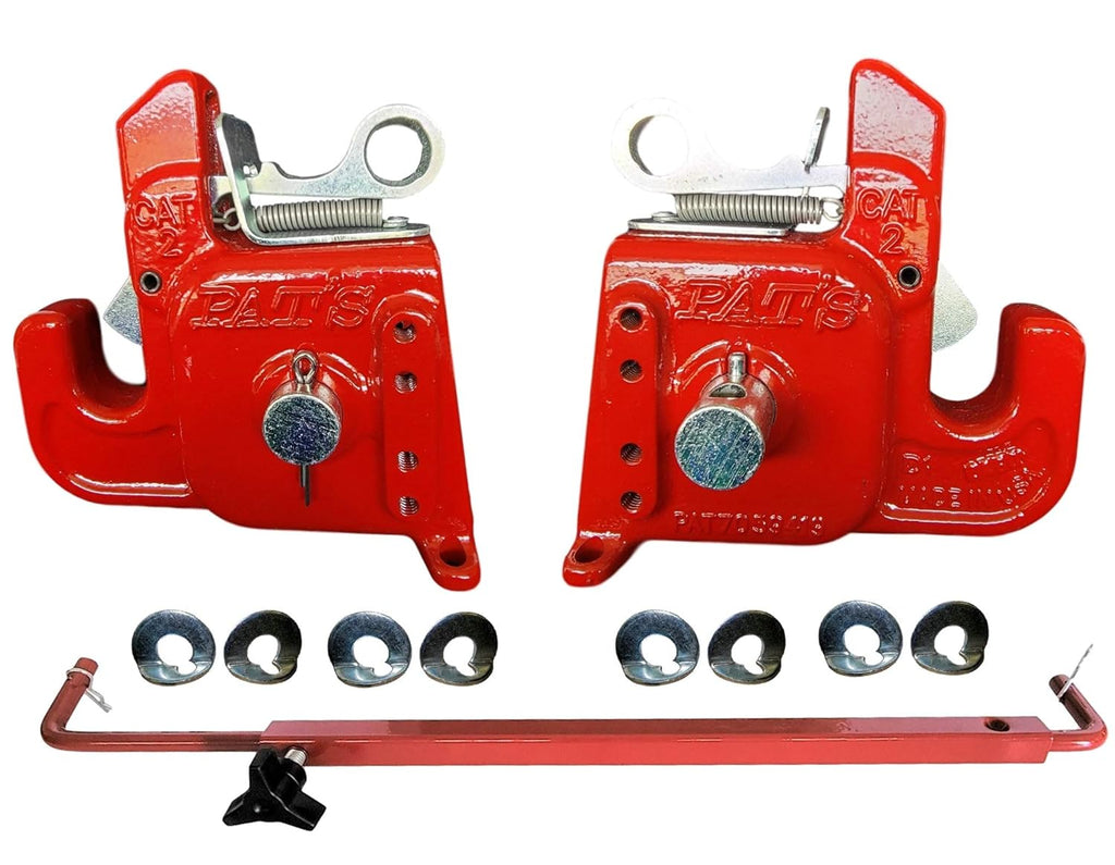 Pat's Easy Change with Stabilizer Bar - Best Quick Hitch System On The Market – Flexible, Durable and Affordable (CAT #1 Green)