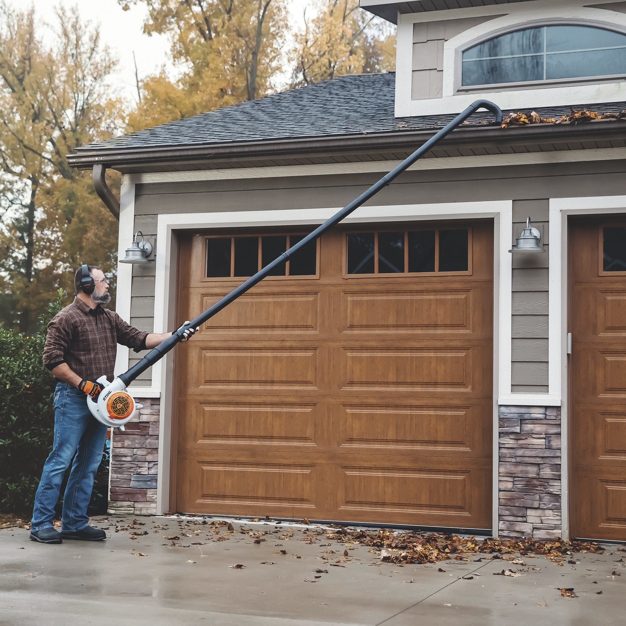 Stihl Gas-Powered Handheld Blower — 27.2cc, 412 CFM, Model# BG 56 C-E