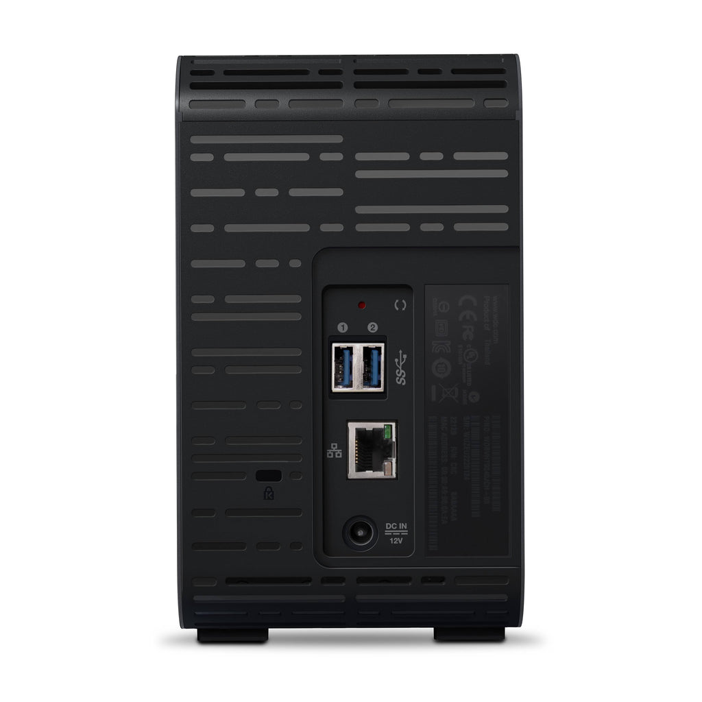 WD My Cloud EX2 Ultra WDBVBZ0000NCH 2-Bay Diskless Personal cloud Storage device