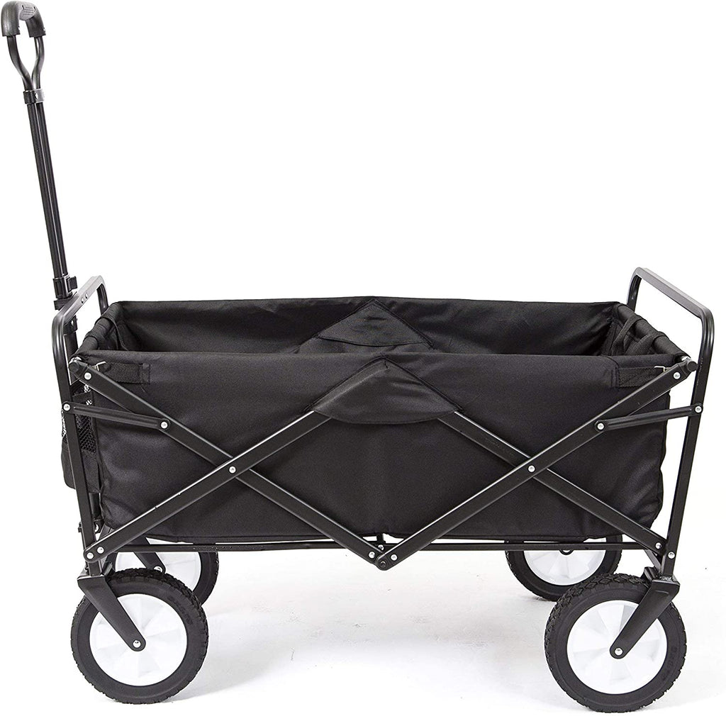 MacSports Collapsible Folding Outdoor Utility Wagon�� Black