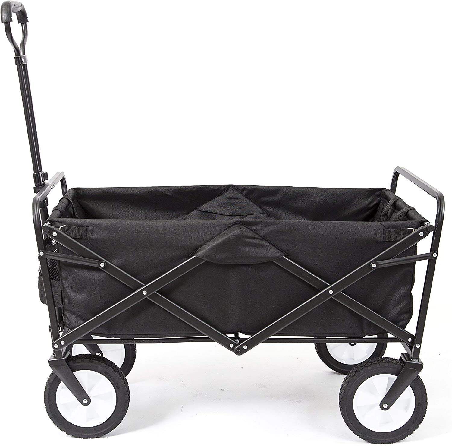 MacSports Collapsible Folding Outdoor Utility Wagon�� Black
