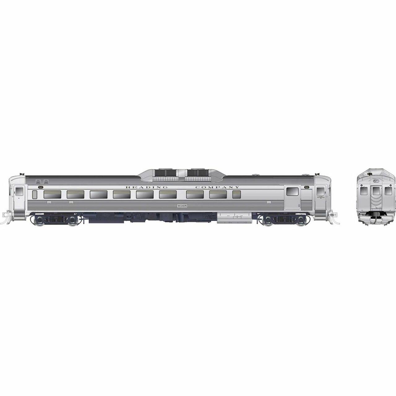 Rapido Trains - HO Budd RDC2 Phase 1C w/DCC u0026 Sound, RDG #9165 - 16652