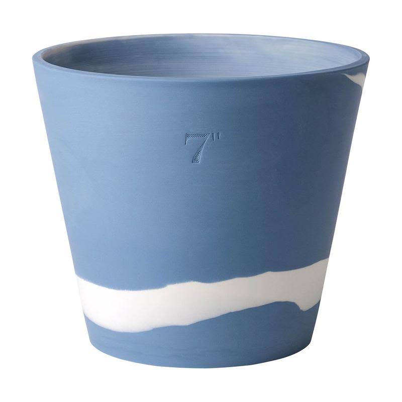 Wedgwood Burlington 6x22 Pot, Black u0026 White