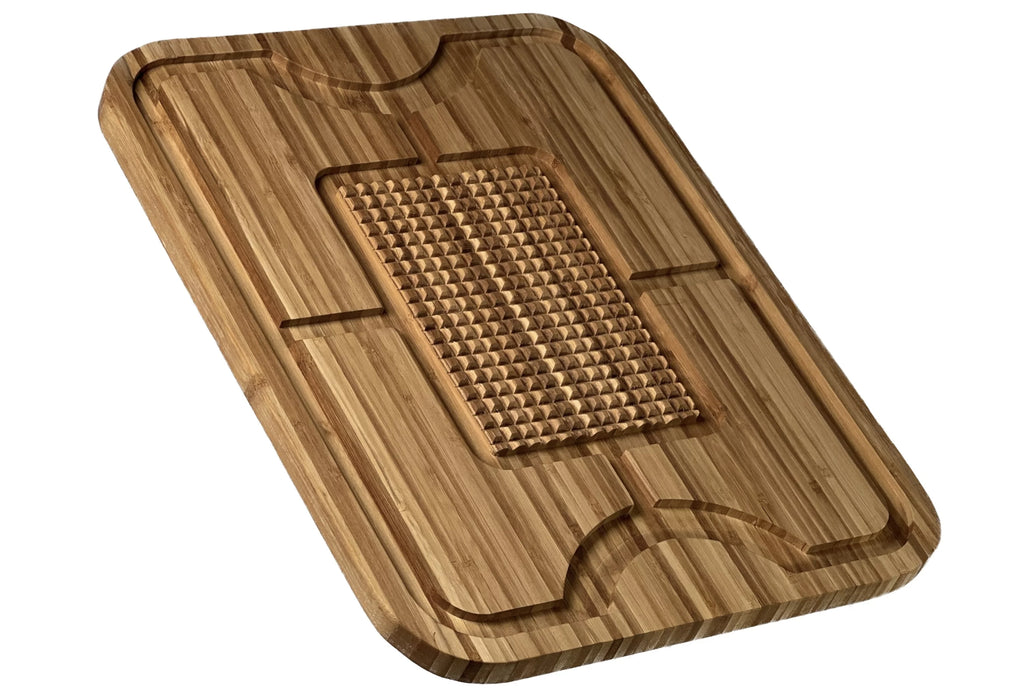 Organic Extra Large Bamboo Cutting Board - Extra Large Wood Cutting Board - Bamboo Carving Board for Meat Cheese and Vegetables – Reversible Large Wooden Cutting Boards for Kitchen – Reversible Cuttin