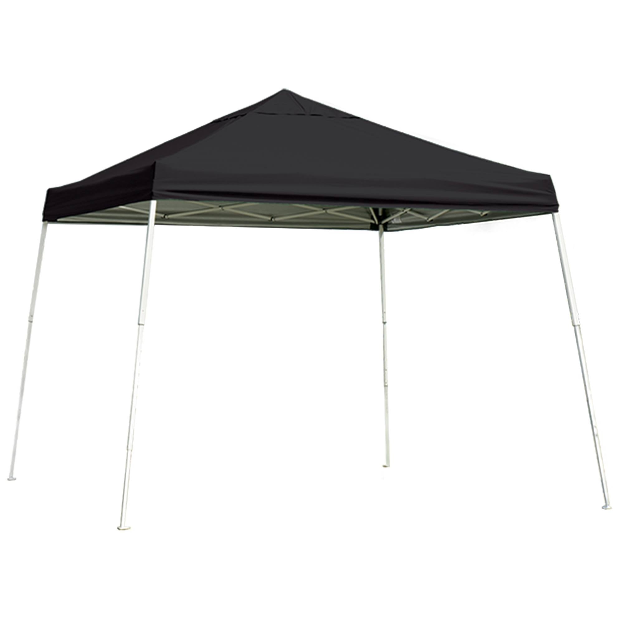 ShelterLogic Slant-Leg Pop-Up Canopy - Black - 12' x 12'
