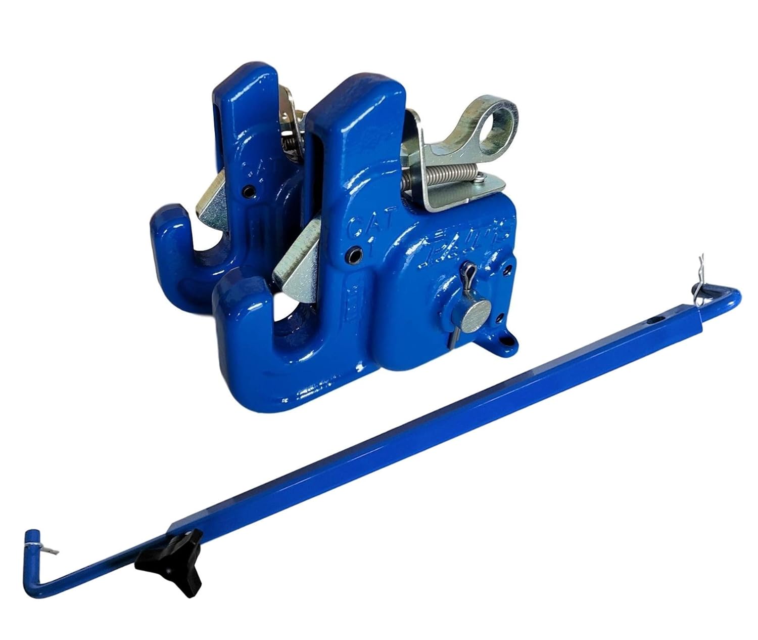 Pat's Easy Change with Stabilizer Bar - Best Quick Hitch System On The Market – Flexible, Durable and Affordable (CAT #1 Green)