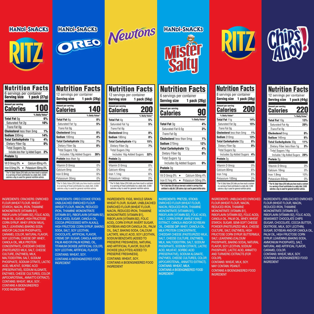 Nabisco Ultimate Sweet and Salty Snack Variety Pack, 56 Snack Packs