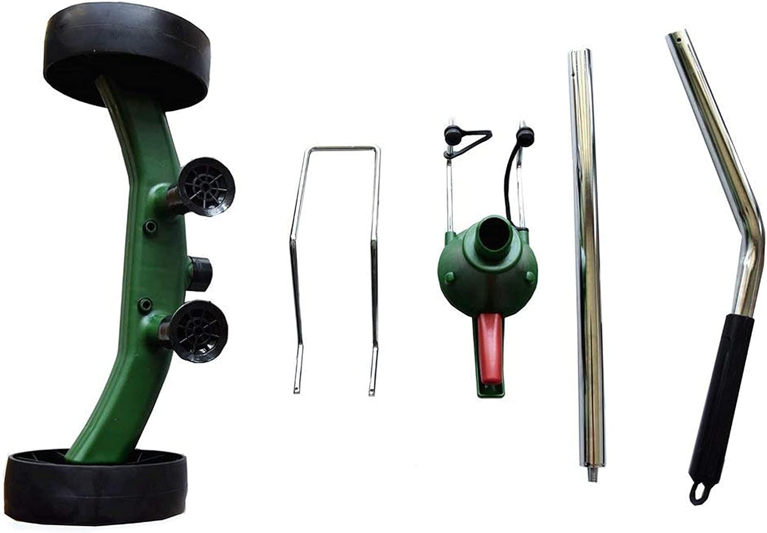 Patio, Lawn AND Garden EJWOX Garden Pot Mover with Adjustable Handle - Heavy Duty Plant Dolly Caddy with Sturdy Flat-Free Wheels and Gripping Suction Cups, Max 165 Lbs Weight Capacity