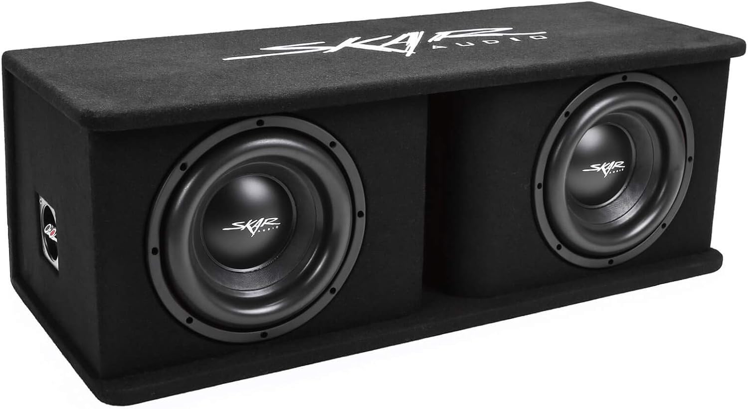 Skar Audio Dual 12 Complete 2,400 Watt SDR Series Subwoofer Bass Package - Includes Loaded Enclosure with Amplifier