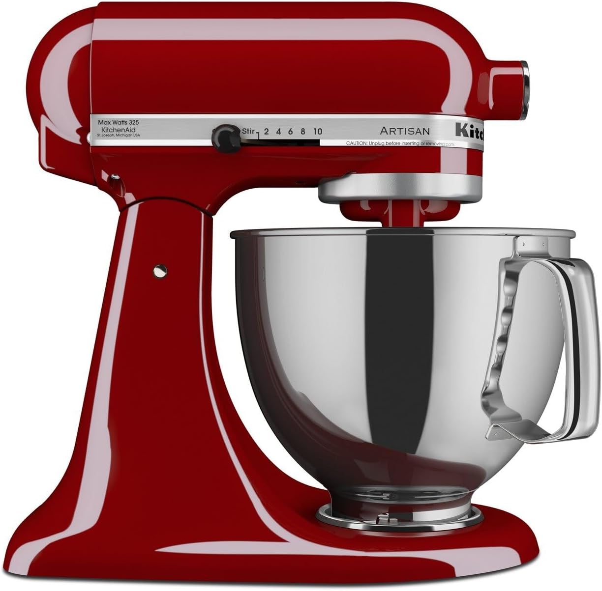 KitchenAid Artisan Series 5 Quart Tilt Head Stand Mixer with Pouring Shield KSM150PS, Cast Iron