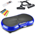 Wonder Maxi 3D Vibration Plate Exercise Machine, Whole Body Workout Vibration Fitness Platform with Dual Motor Oscillation， Remote Control and Resistance Bands for Weight Loss Toning